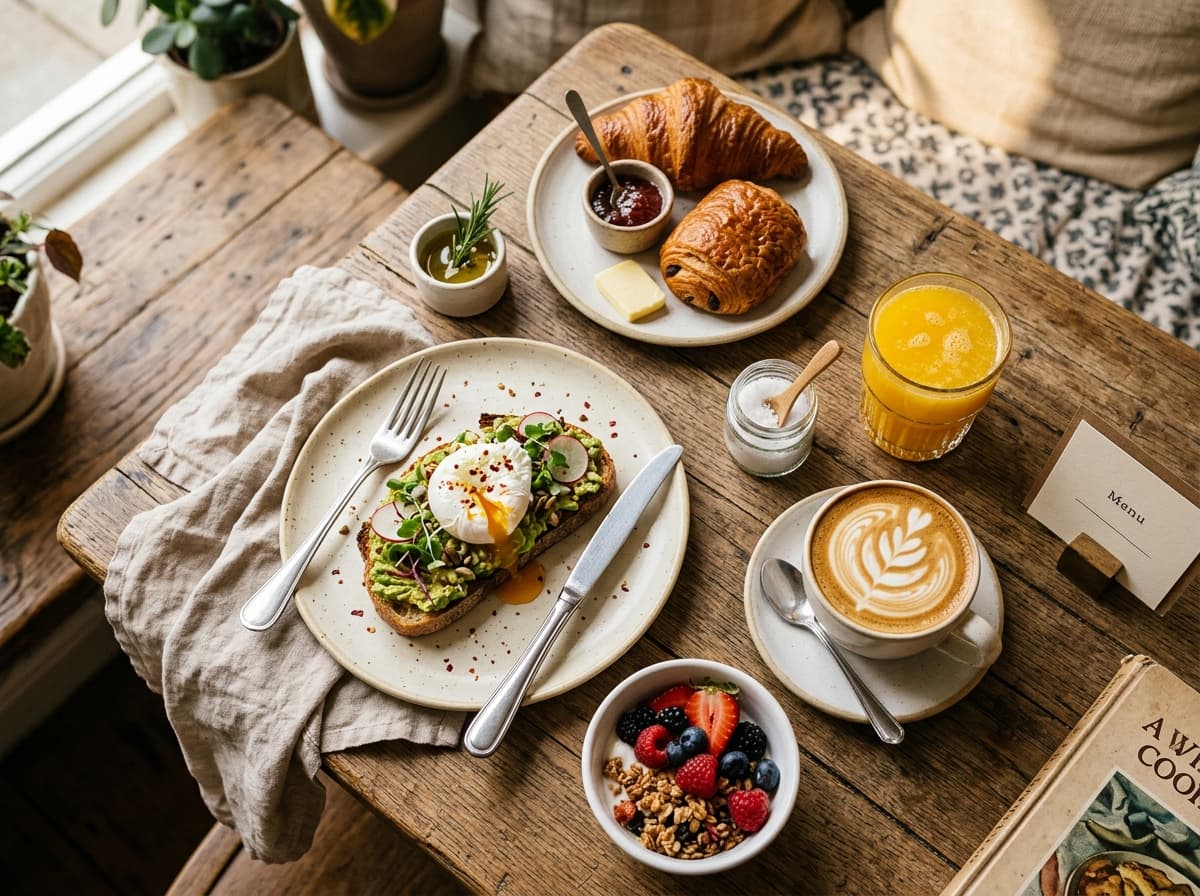 Brunch spread